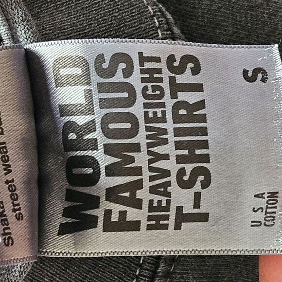 Shaka Wear Garment Dye T-Shirt 100% Cotton Sz S Super Max Heavy Streetwear USA - Picture 5 of 15